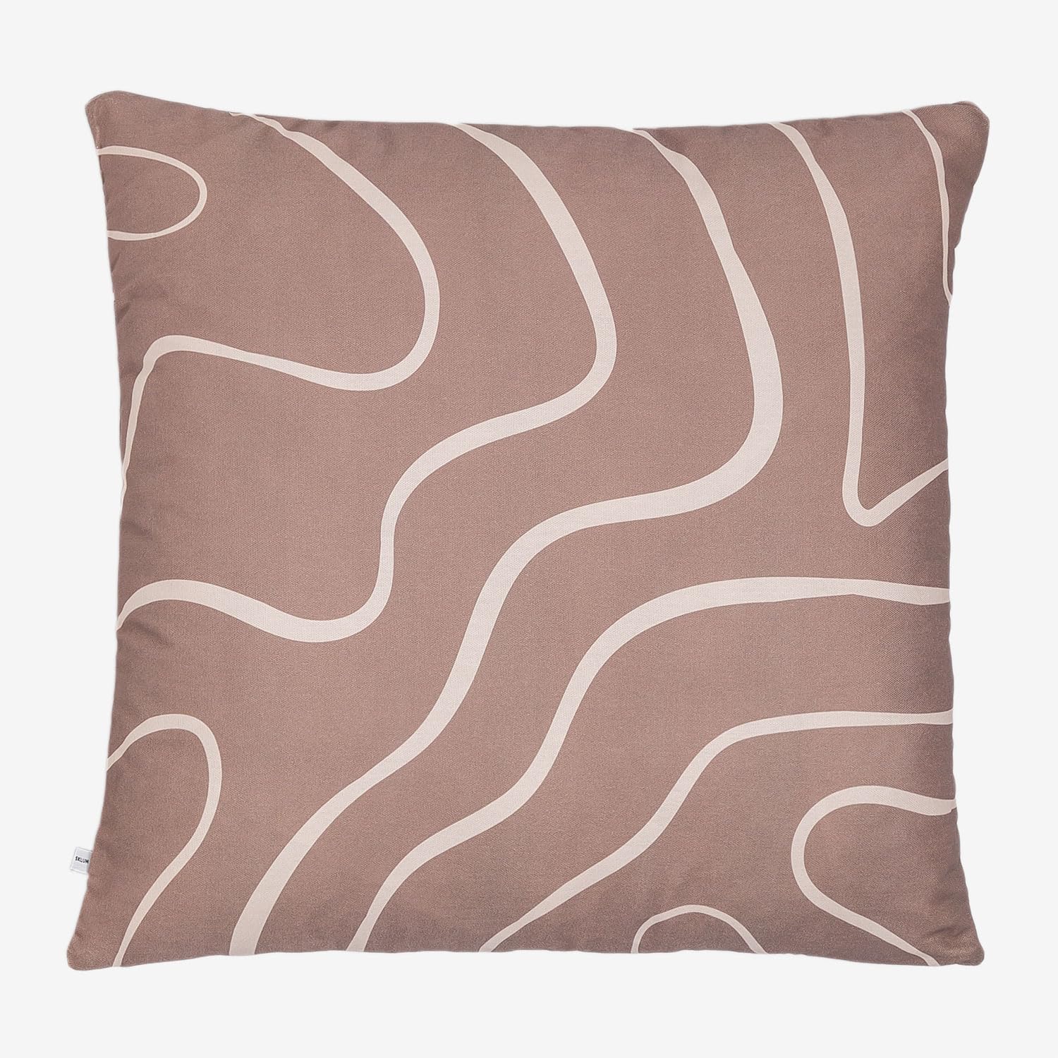 Sklum Kirikou Style federa cuscino 60x60 moka cotone