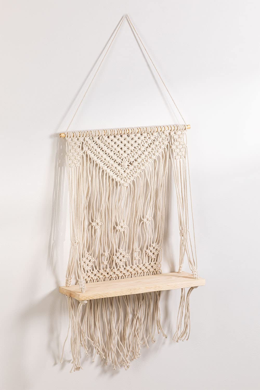 Sklum Atena Arazzo in Cotone con Mensola Natural 126 cm