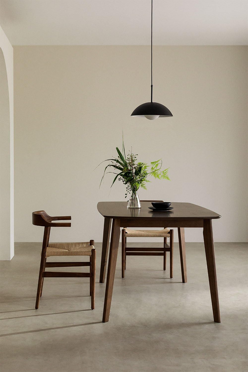 Sklum Elba Tavolo da Pranzo in Legno 150x90 cm