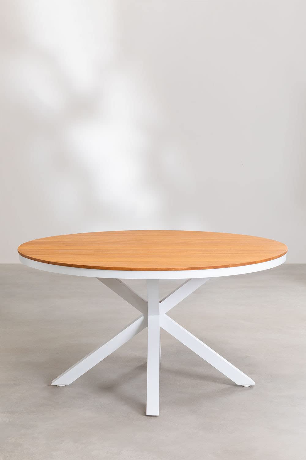 Sklum Archer tavolo giardino rotondo bianco Ø140 cm