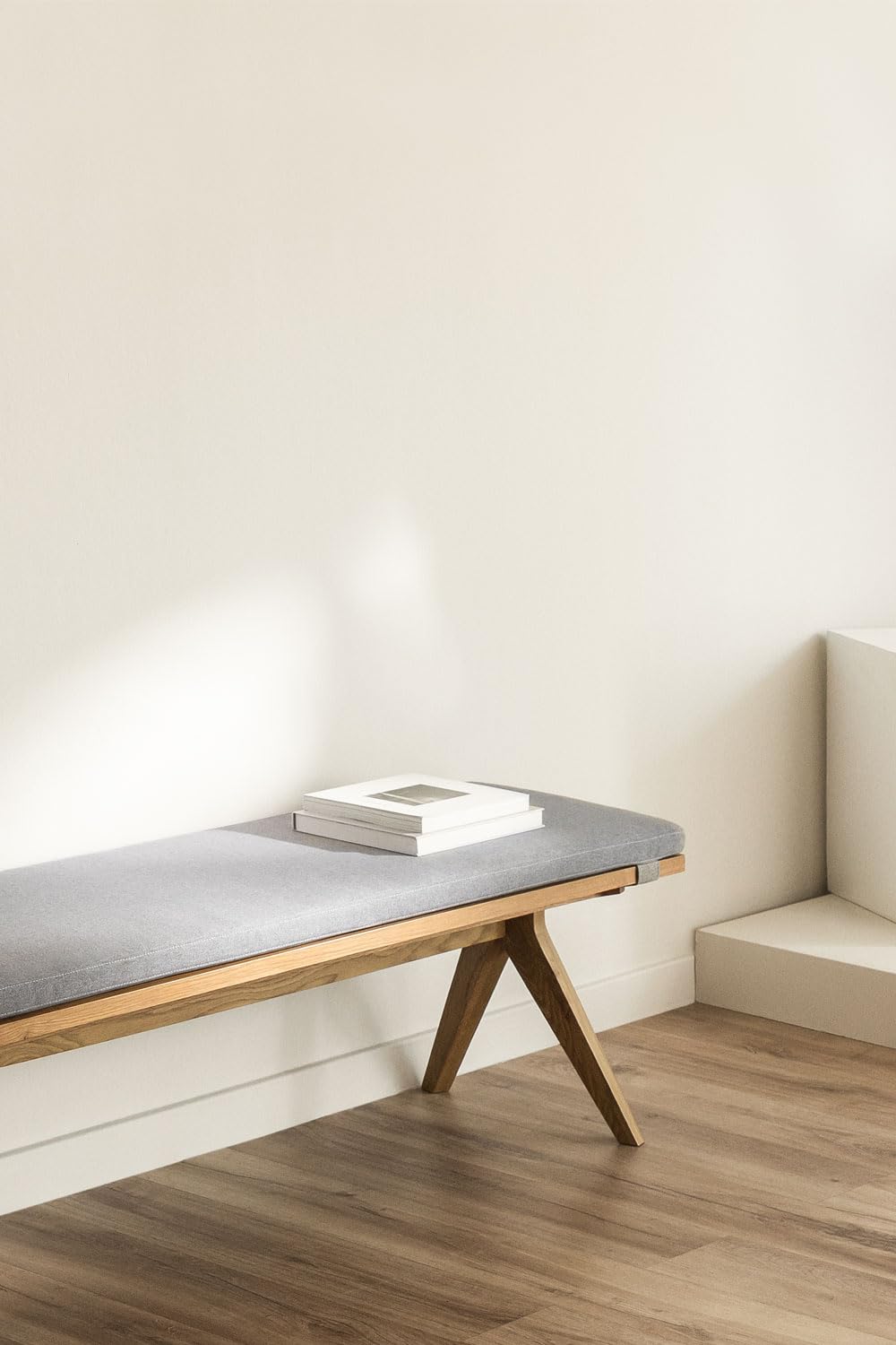 Sklum Basset Panca Rovere 158 cm con Cuscino Poliestere
