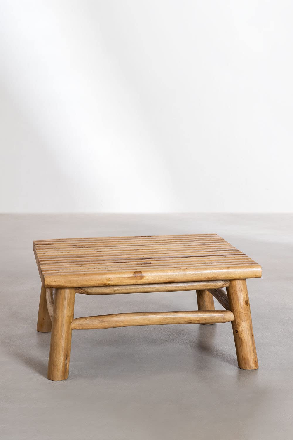 Sklum Narel Style Tavolino quadrato teak 80 cm
