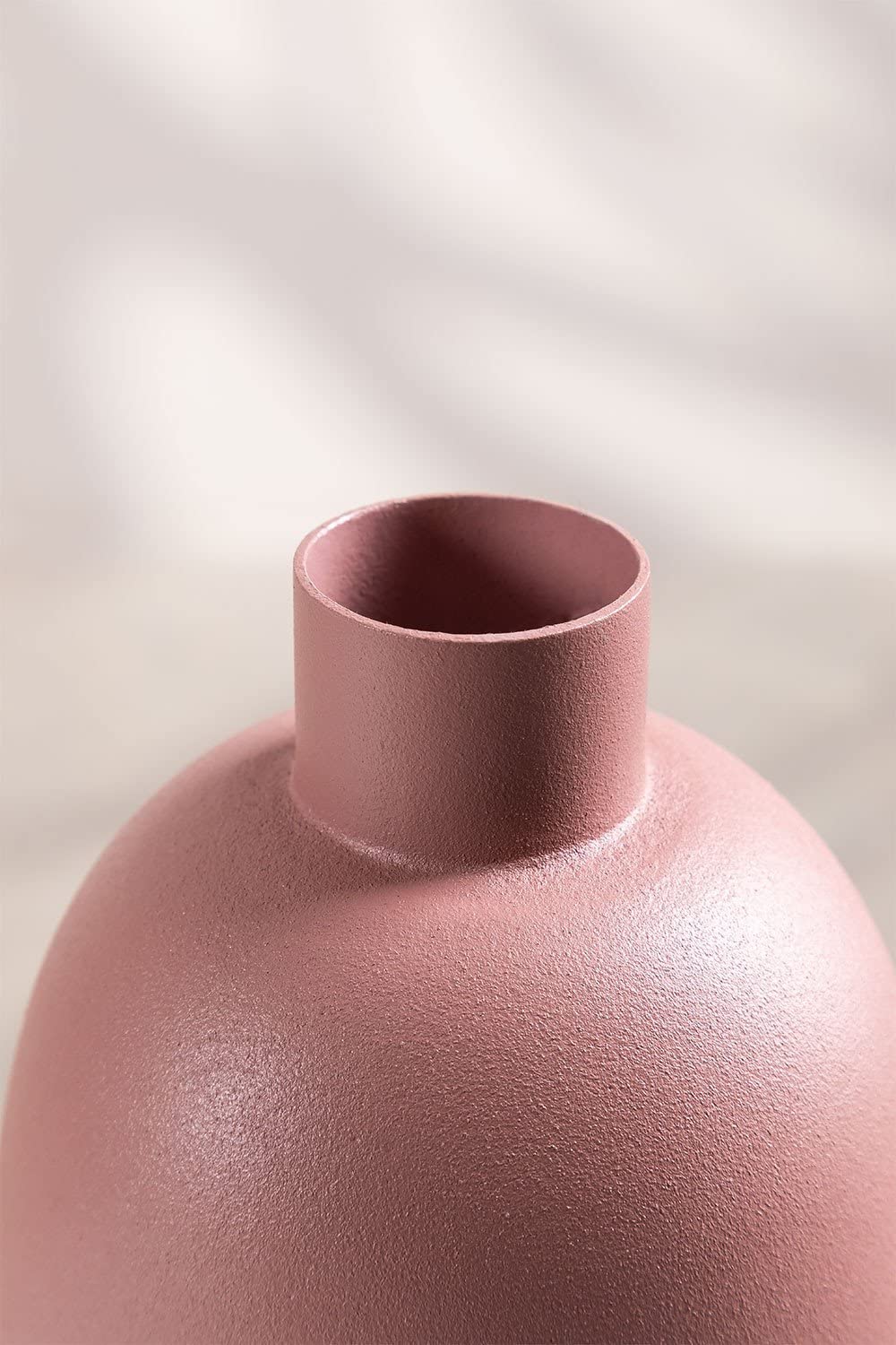 Sklum Aika Vaso in Ferro Rosa 23,5 cm