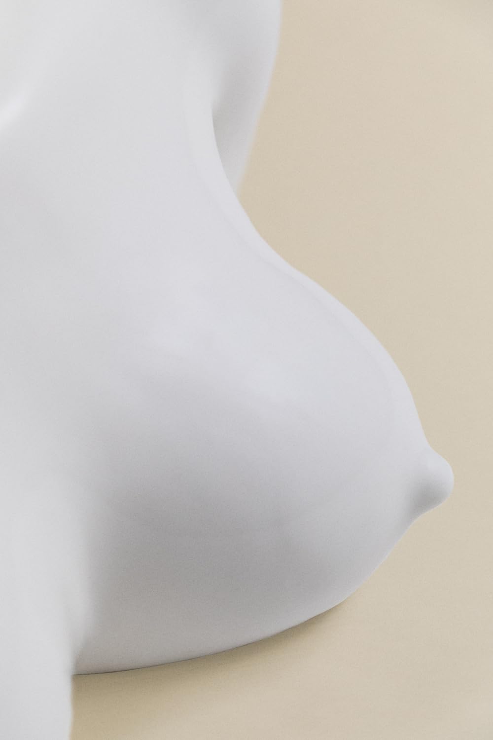 Sklum Aleska vaso in ceramica bianco forma busto