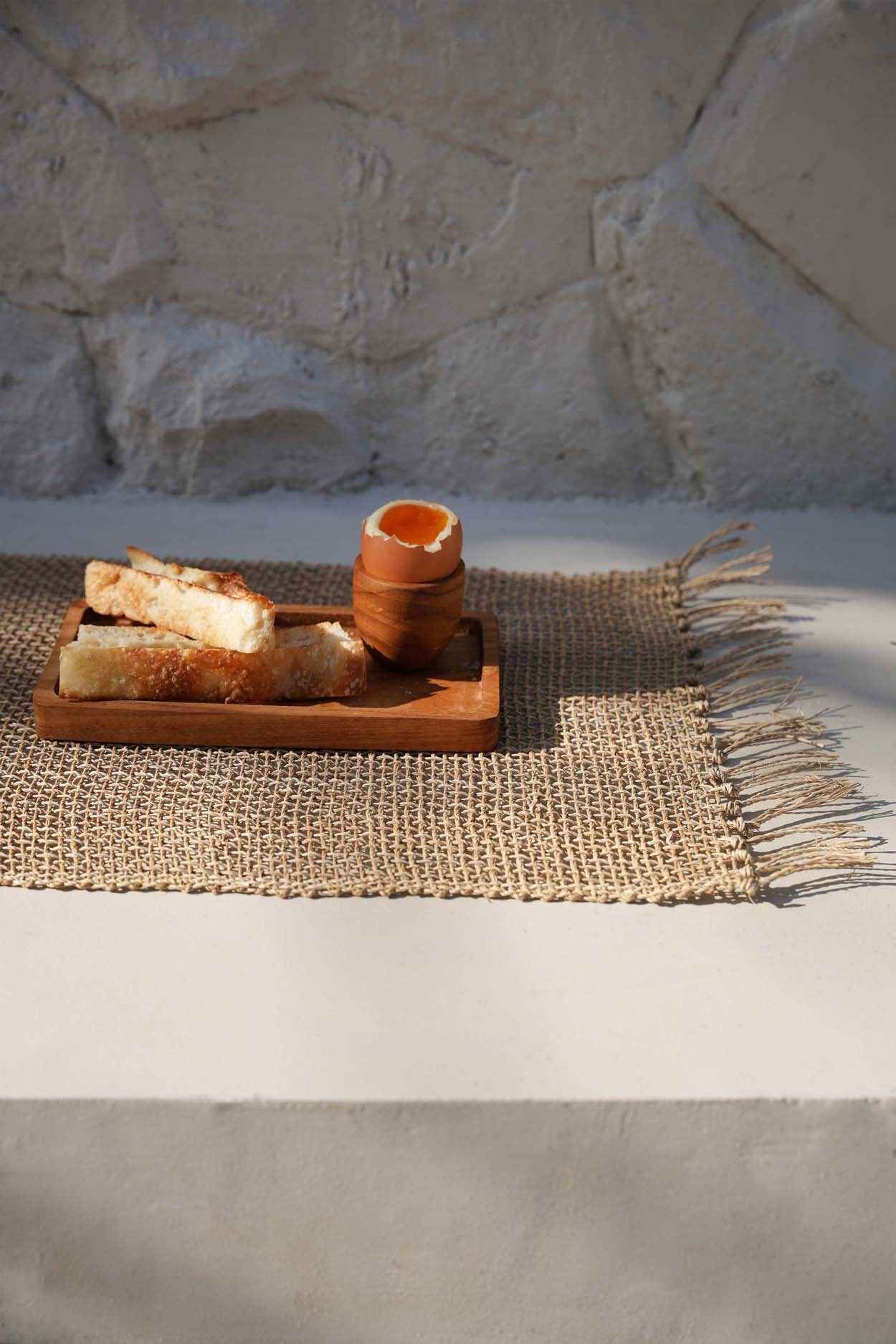 Bambua Gormandize vassoio S legno naturale