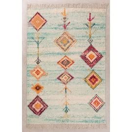Sklum Simra tappeto cotone etnico 193x122 cm