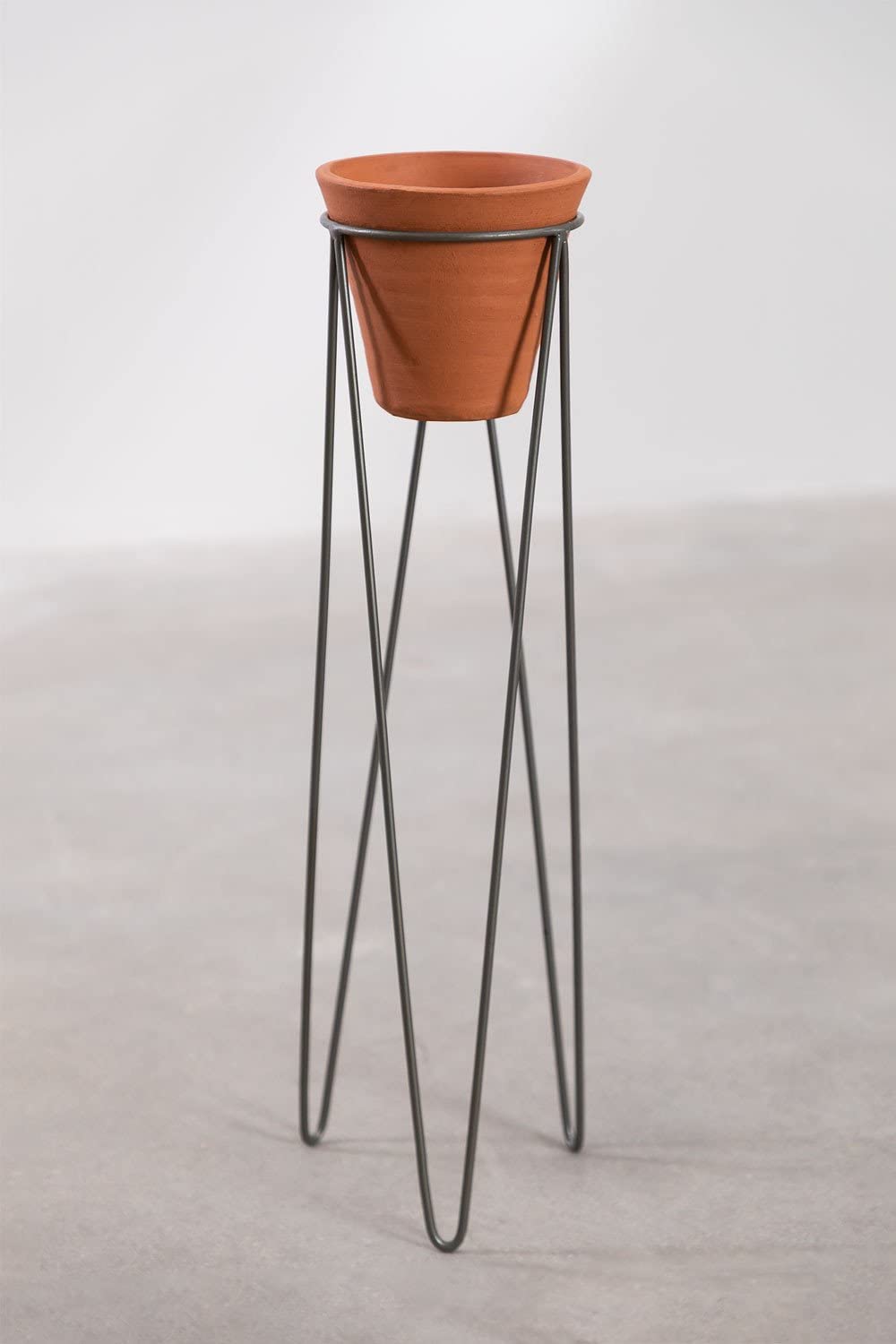 Sklum Dhin 60 cm vaso da terra ceramica treppiede
