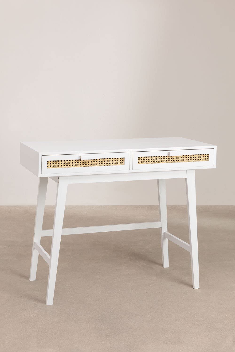 Sklum Ralik Colors Design Scrivania Legno Bianca 100 cm