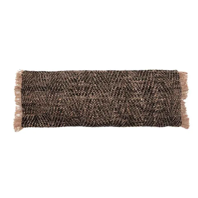 Bambua Oh My Gee federa cuscino 35x100 nero rame cotone