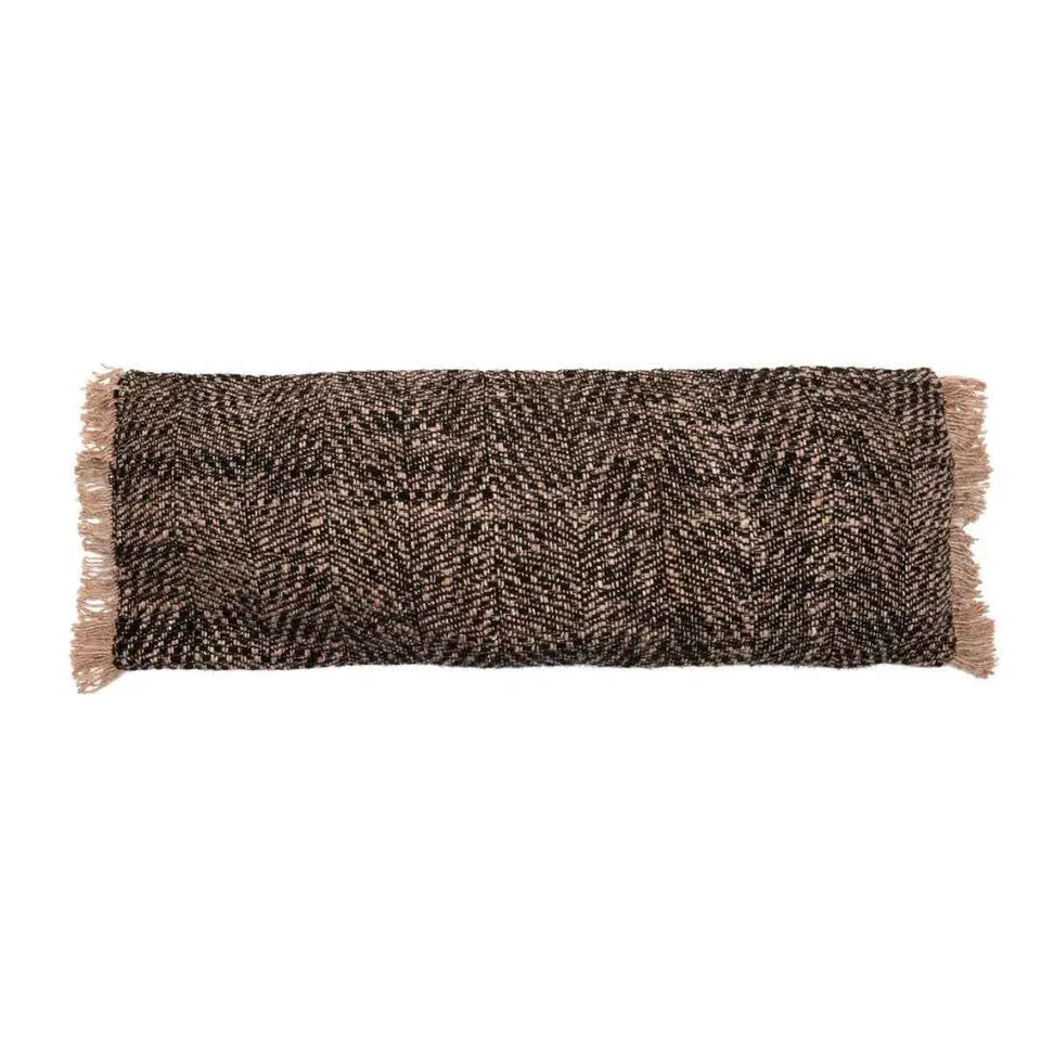 Bambua Oh My Gee federa cuscino 35x100 nero rame cotone