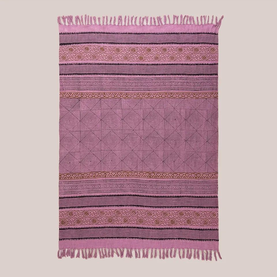 Sklum Siane Coperta Plaid in Cotone Multicolor