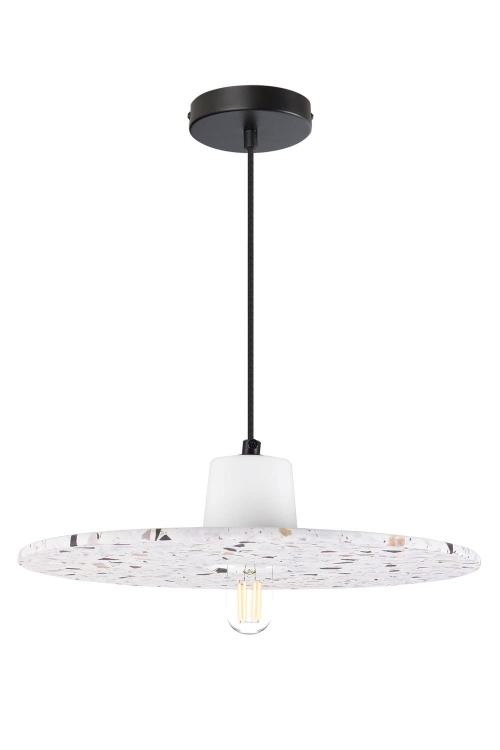 Sklum Suhb Plafoniera Ceramica Bianco Ø30 cm
