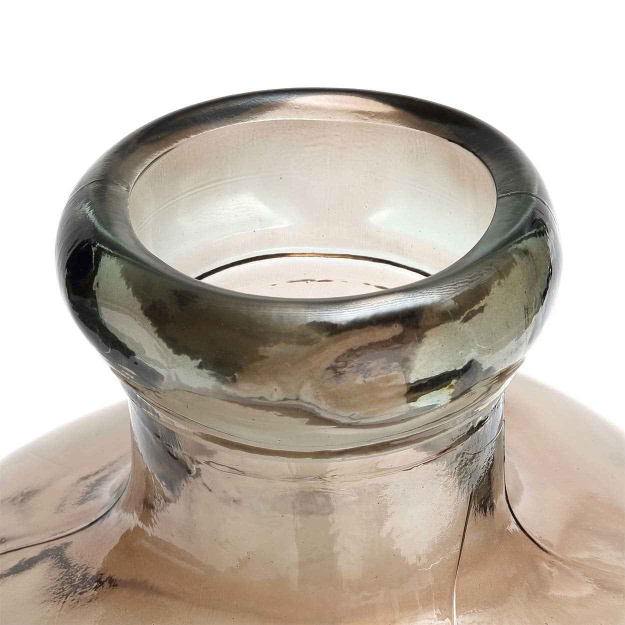 Bambua Bolai vaso vetro riciclato beige