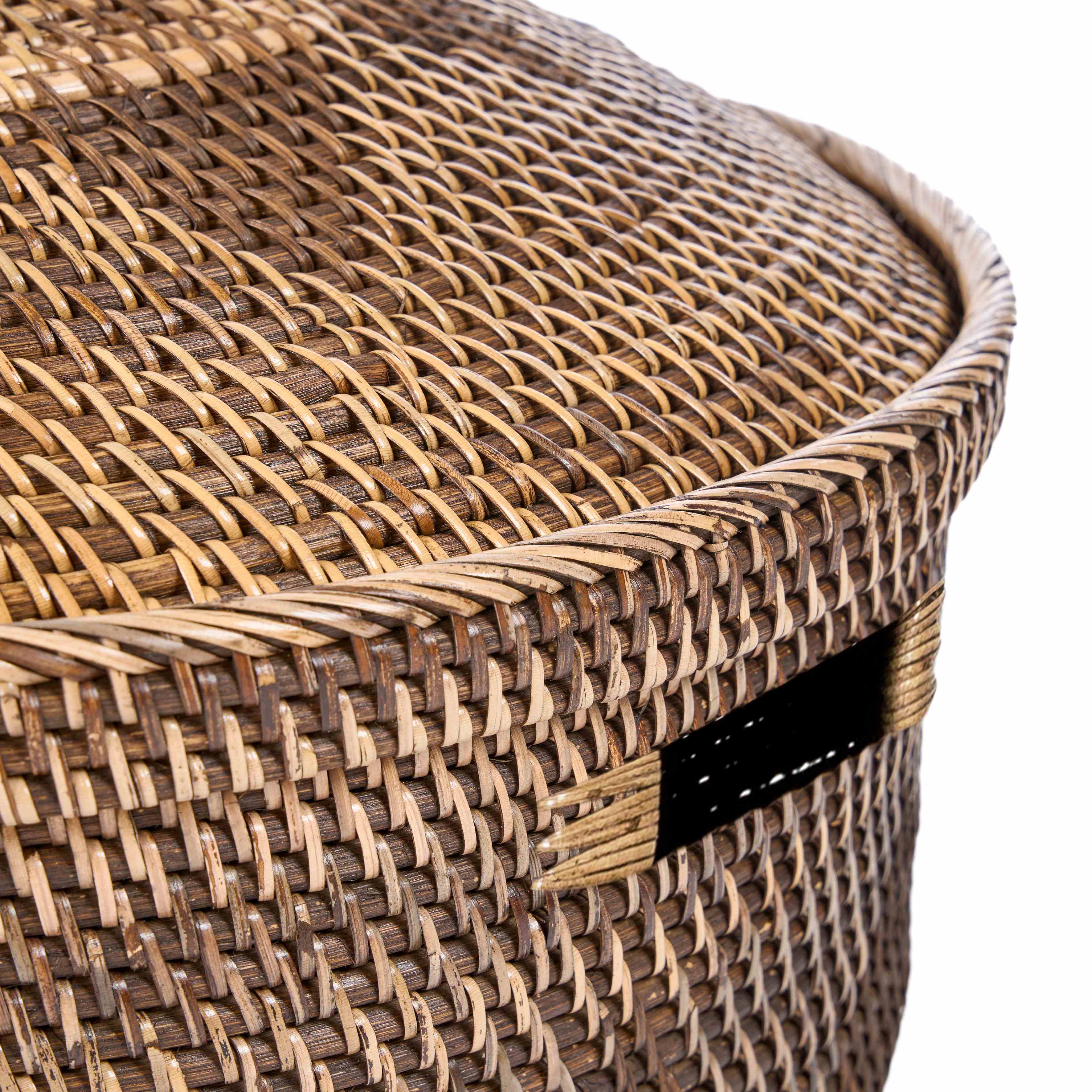 Bambua Storage Crown cesto rattan marrone naturale