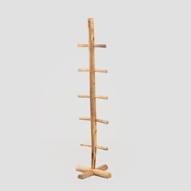 Sklum Narel appendiabiti da terra legno teak marrone