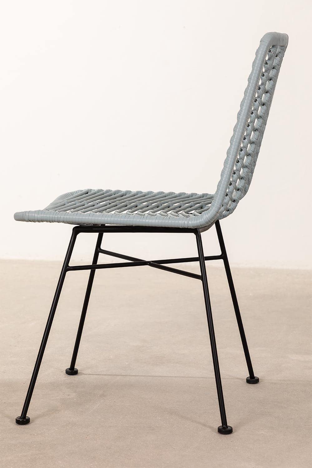 Sklum Gouda Colors sedia rattan blu nebbia 98 cm