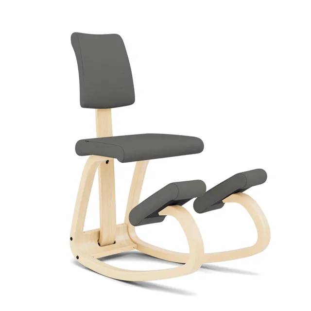 Varier Variable Plus sedia ergonomica ginocchia grigio