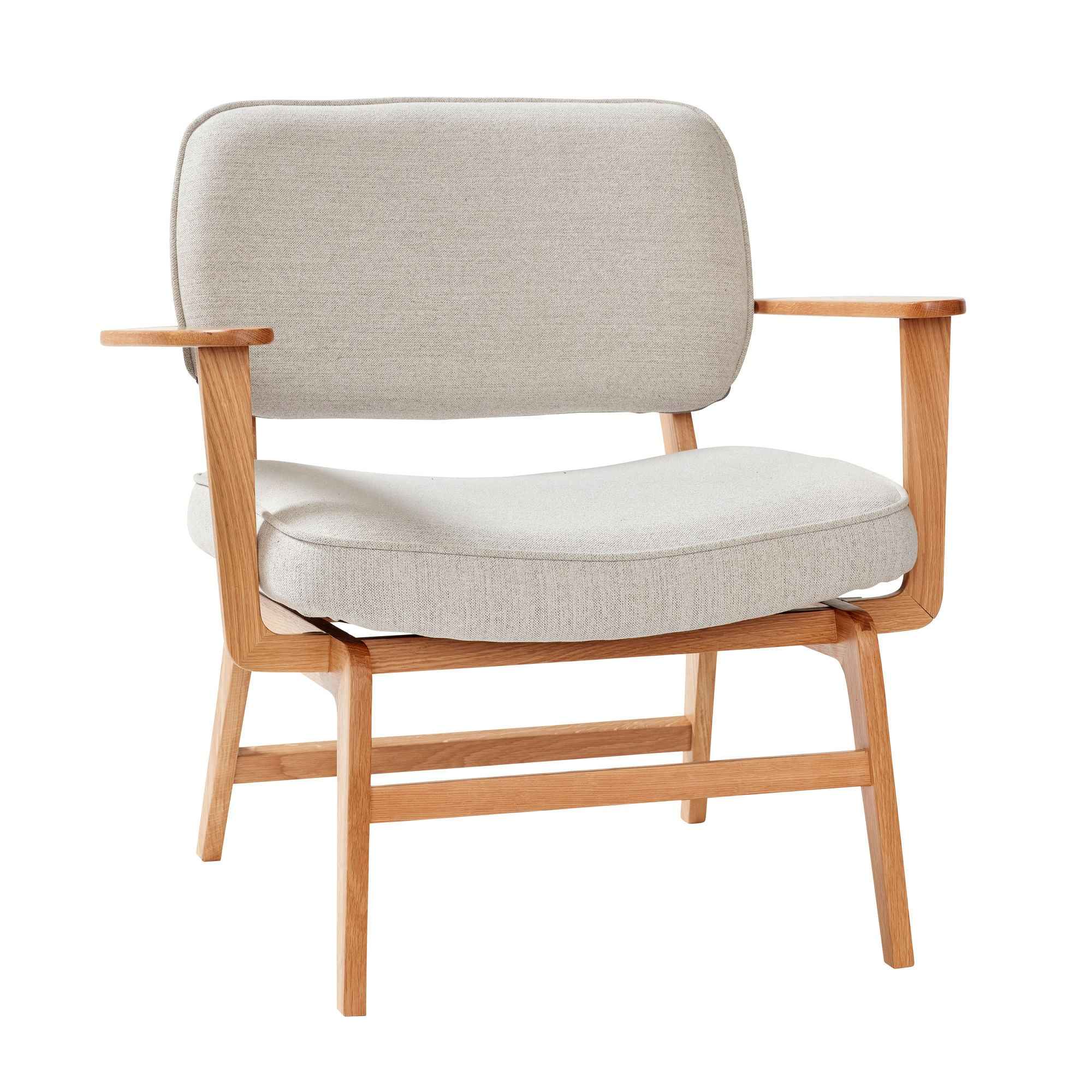 Bambua Haze poltrona lounge grigio naturale rovere