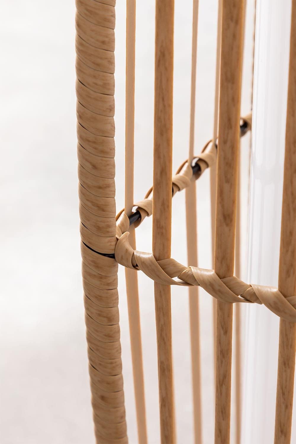 Sklum Arlla lampada da terra solare 68 cm rattan
