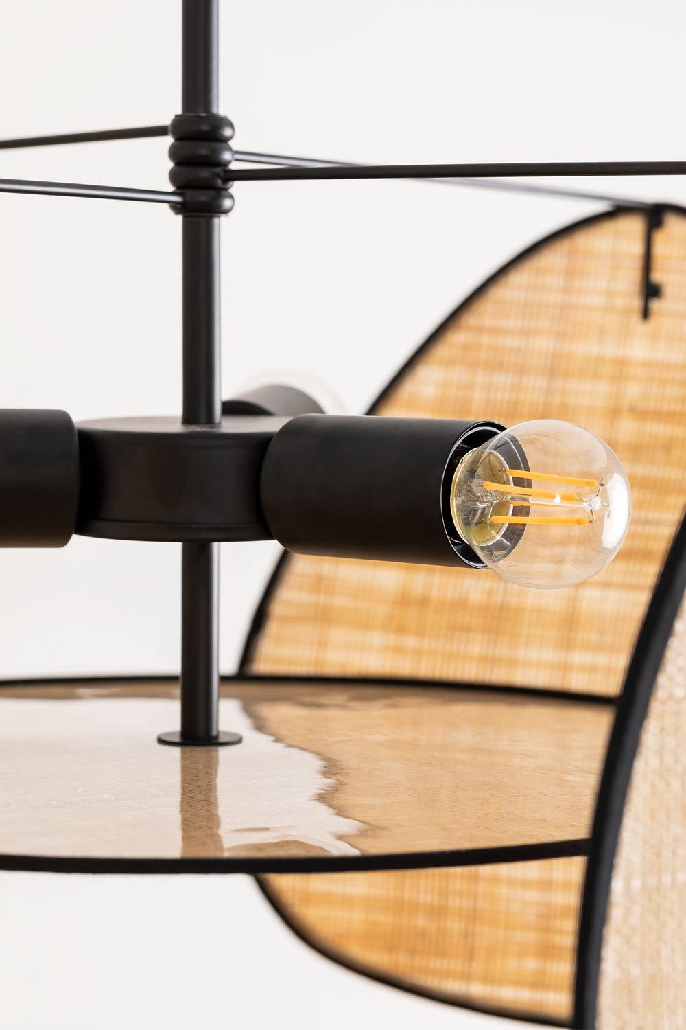 Sklum Dack lampadario rafia naturale Ø50 cm