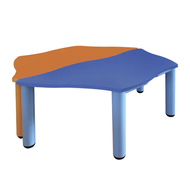 OMSI B18 tavolo sagomato trapezoidale per infanzia