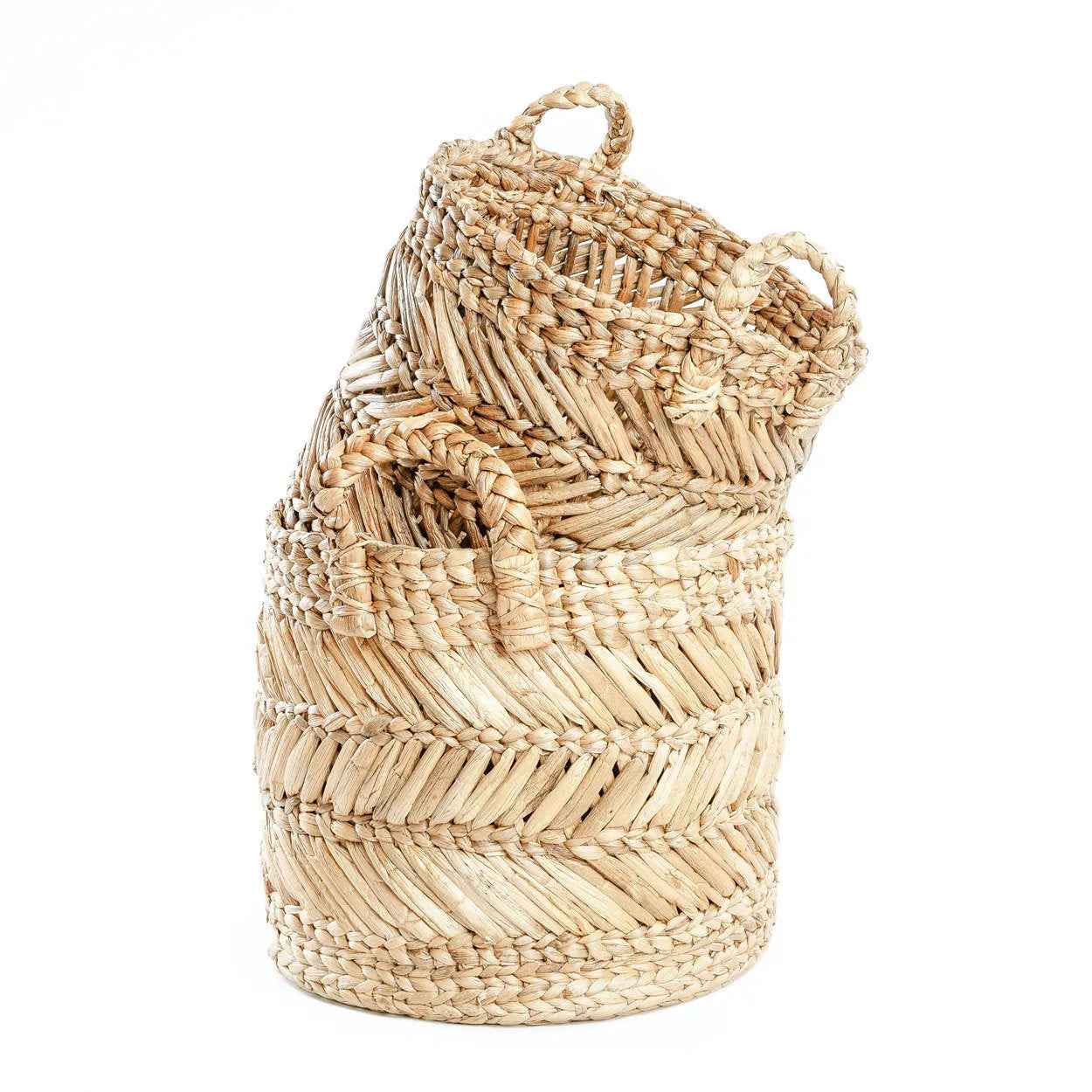 Bambua Banana Zigzag L cesta foglia banana