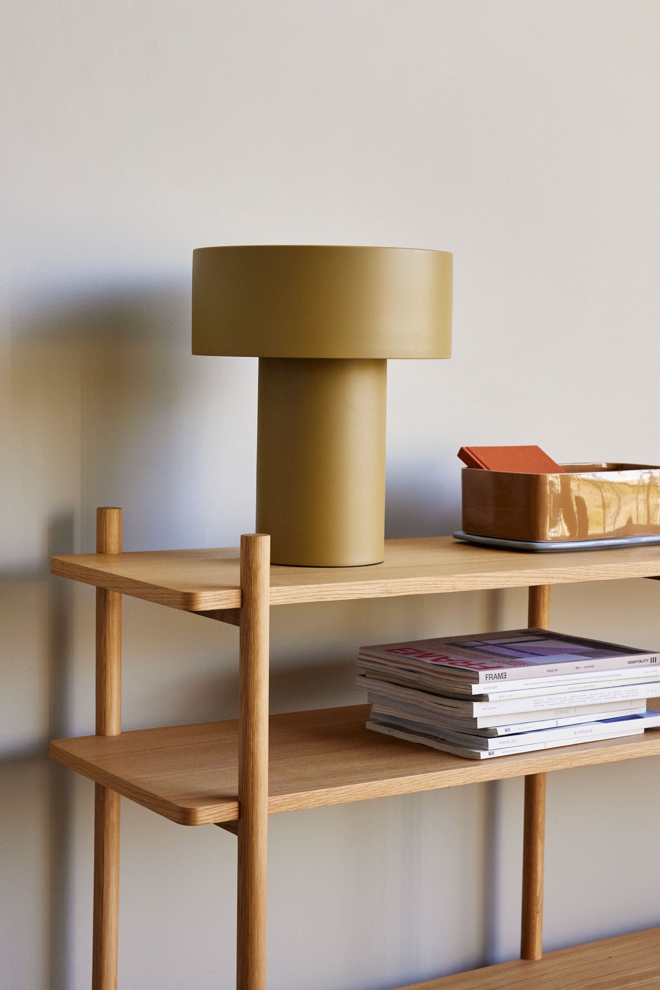 Bambua Aki lampada da tavolo cachi E27