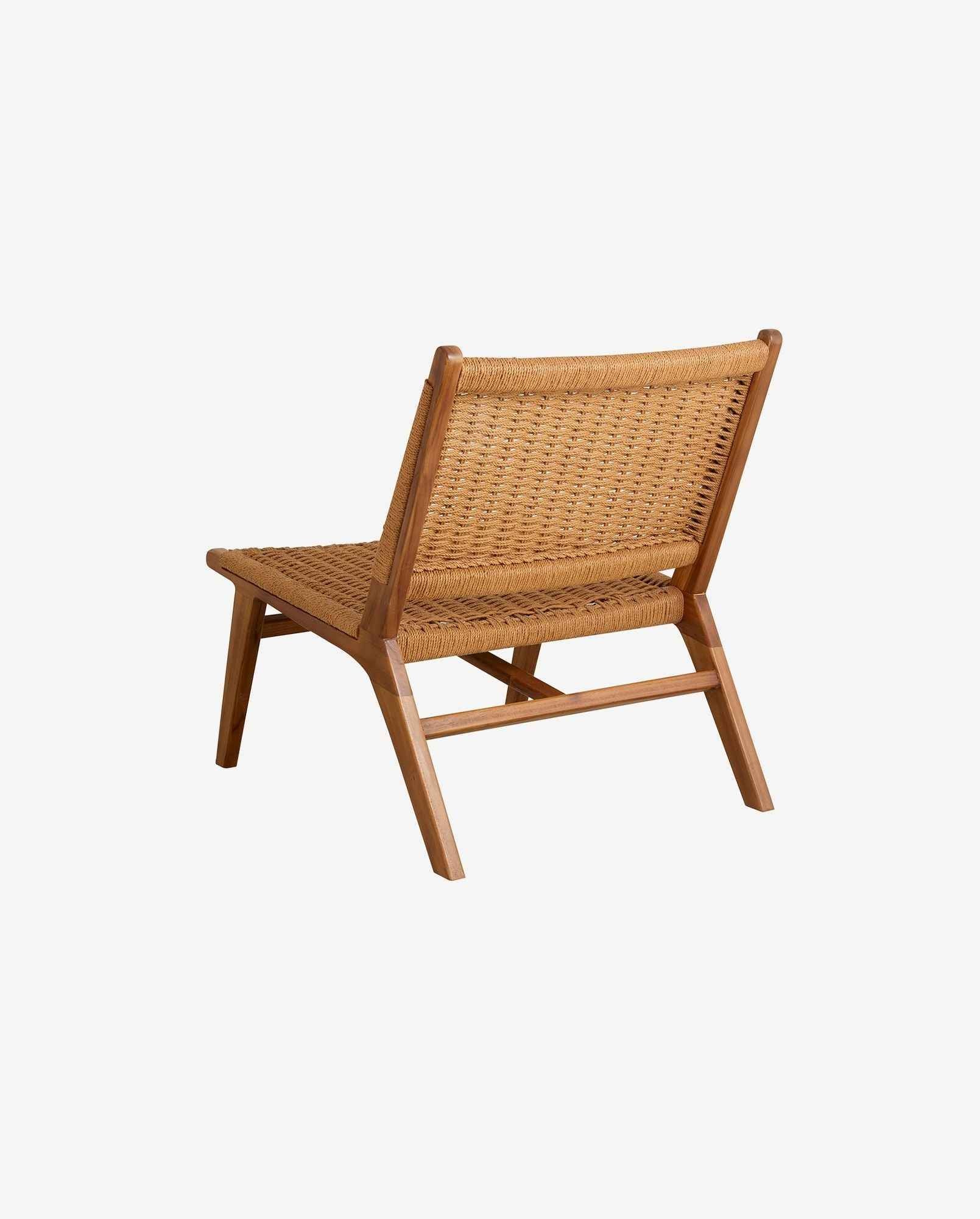 Bambua Club Poltrona Lounge Teak Intreccio