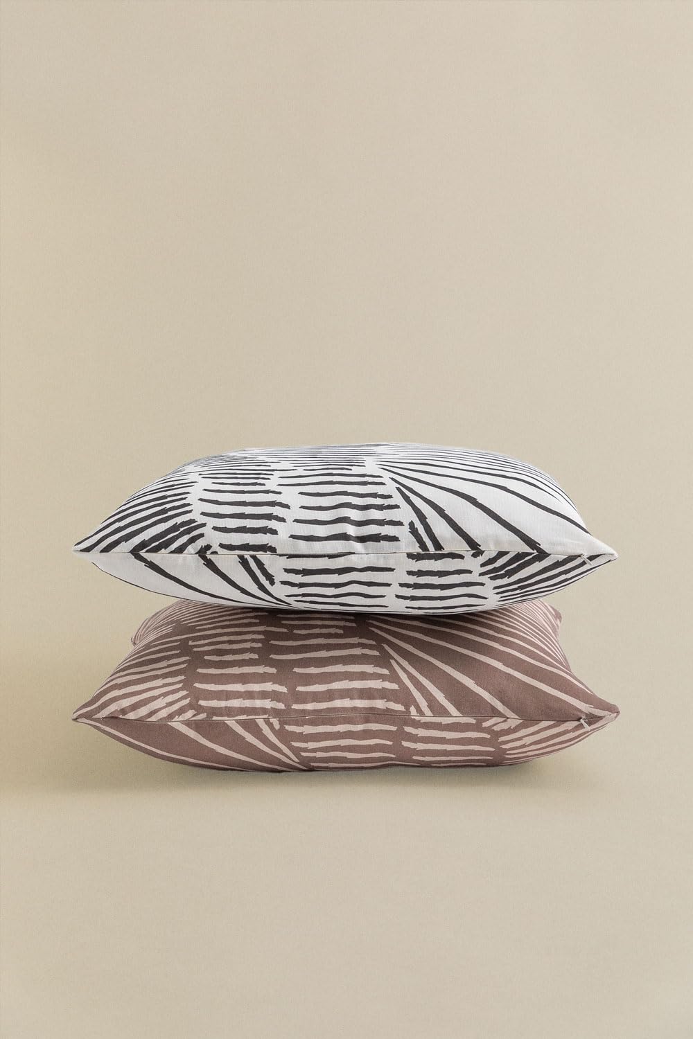 Sklum Ubongo Style federa cuscino 60x60 bianca cotone