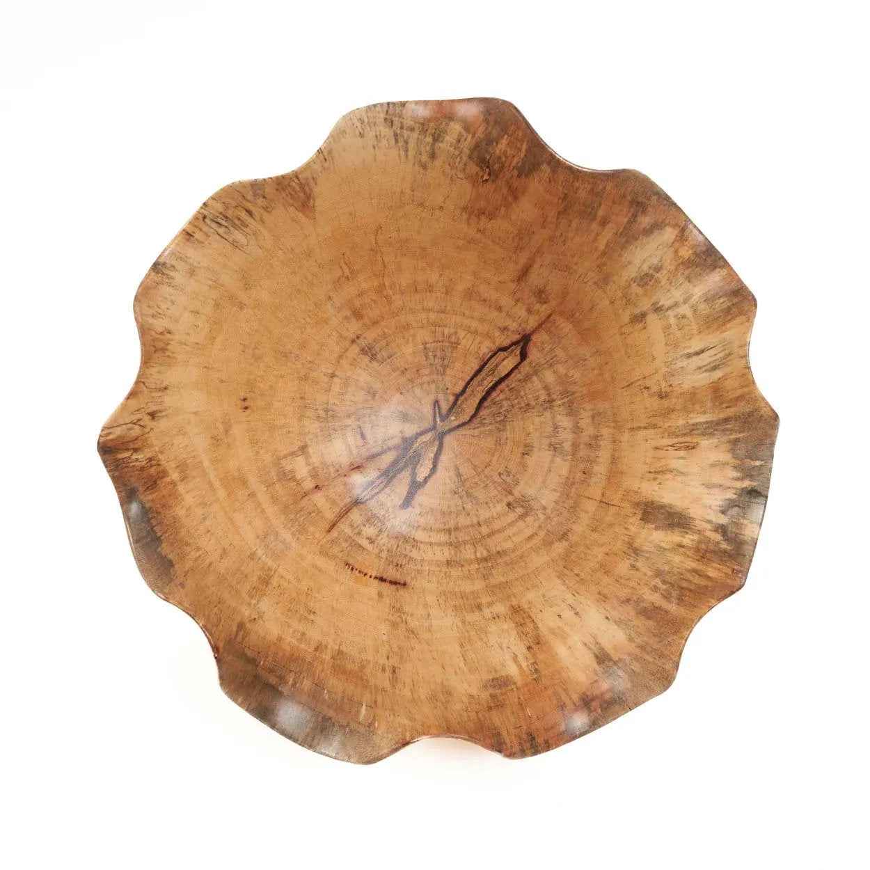 Bambua Ifefe ciotola portafrutta legno teak naturale