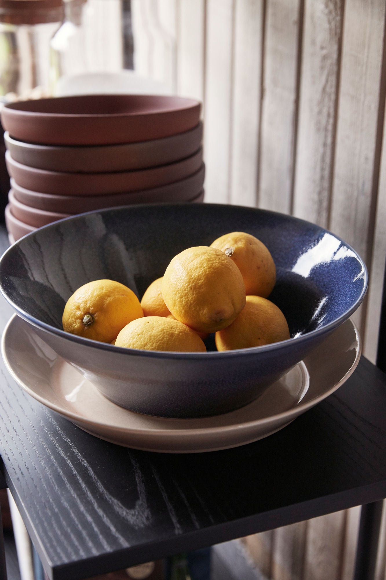 Bambua Clay piatti ceramica marrone set 2 pezzi