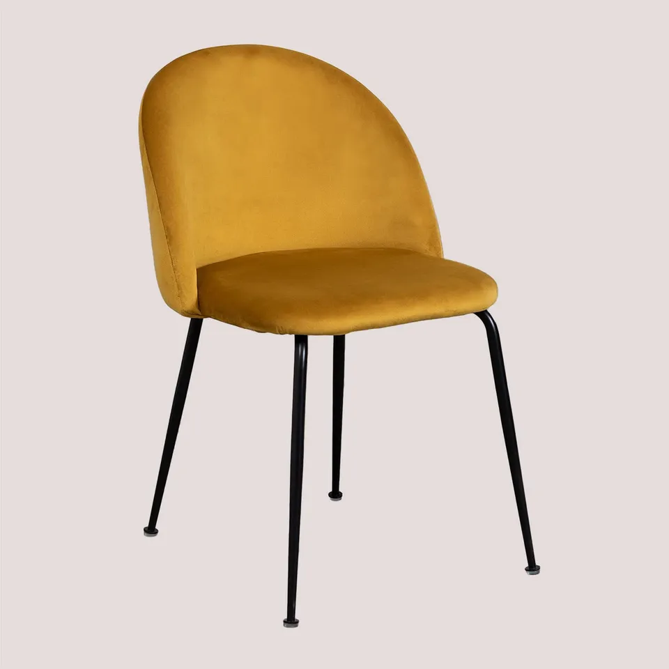 Sklum Kana Design sedia in velluto imbottita