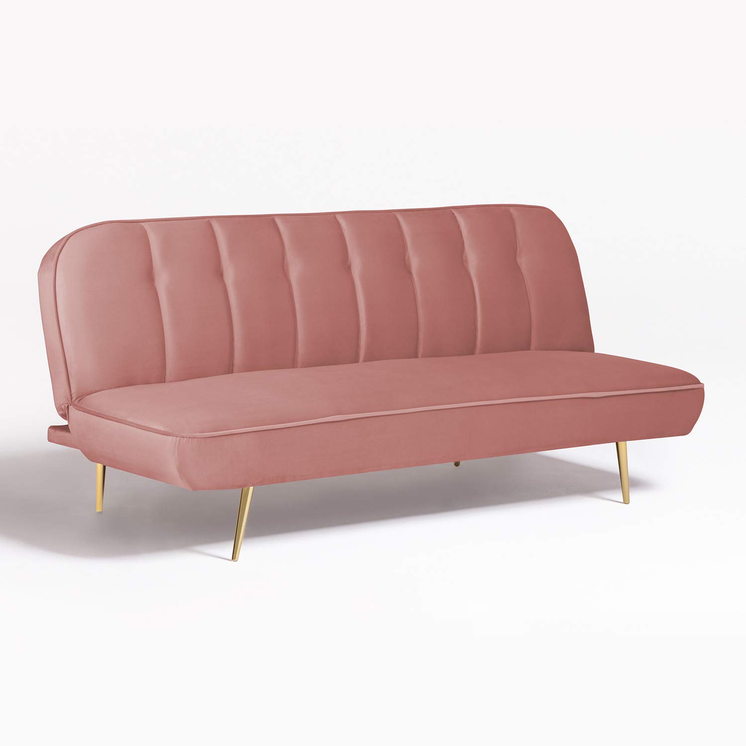 Sklum Ellmy divano letto 3 posti velluto peonia