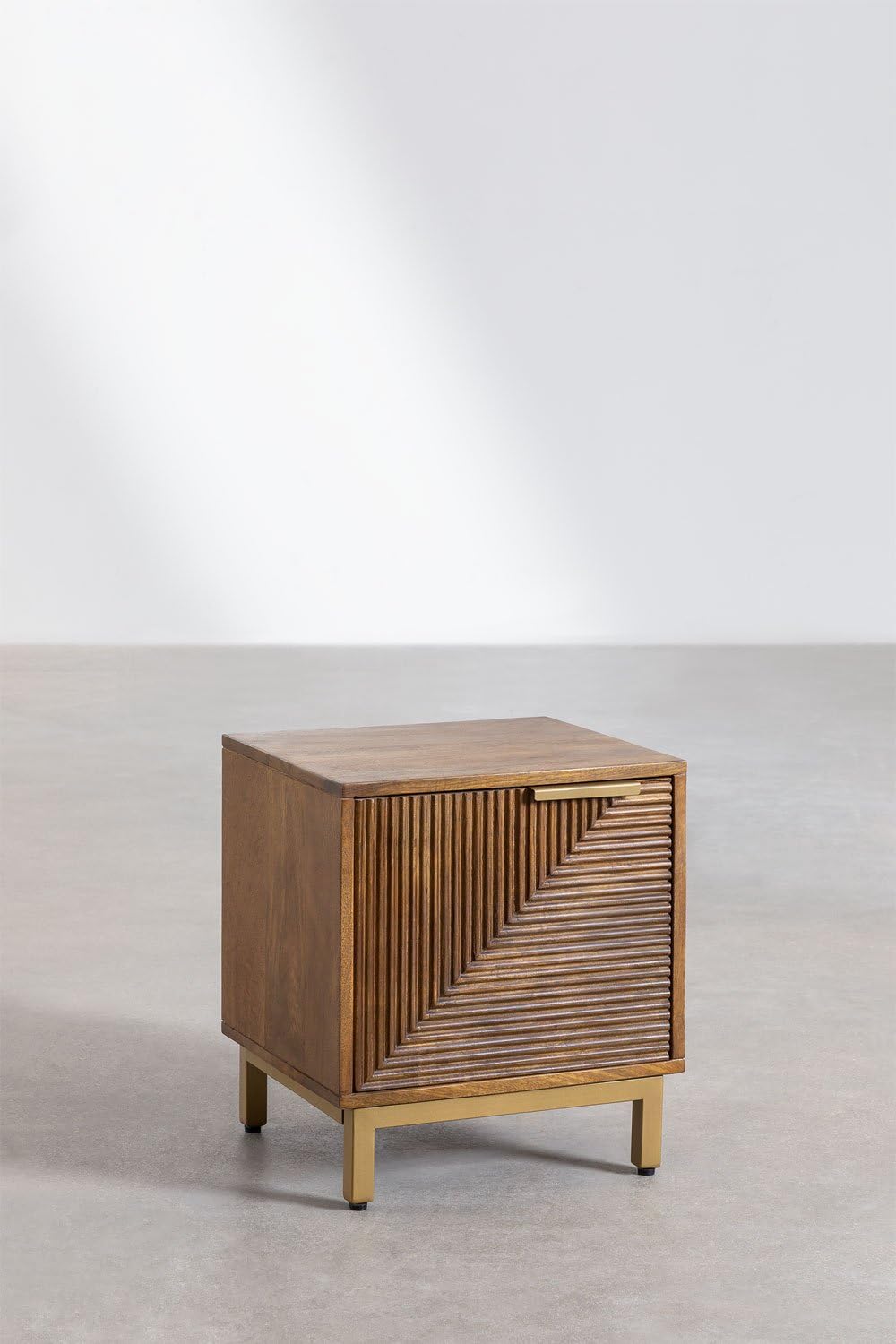 Sklum Baty comodino legno mango gambe ferro