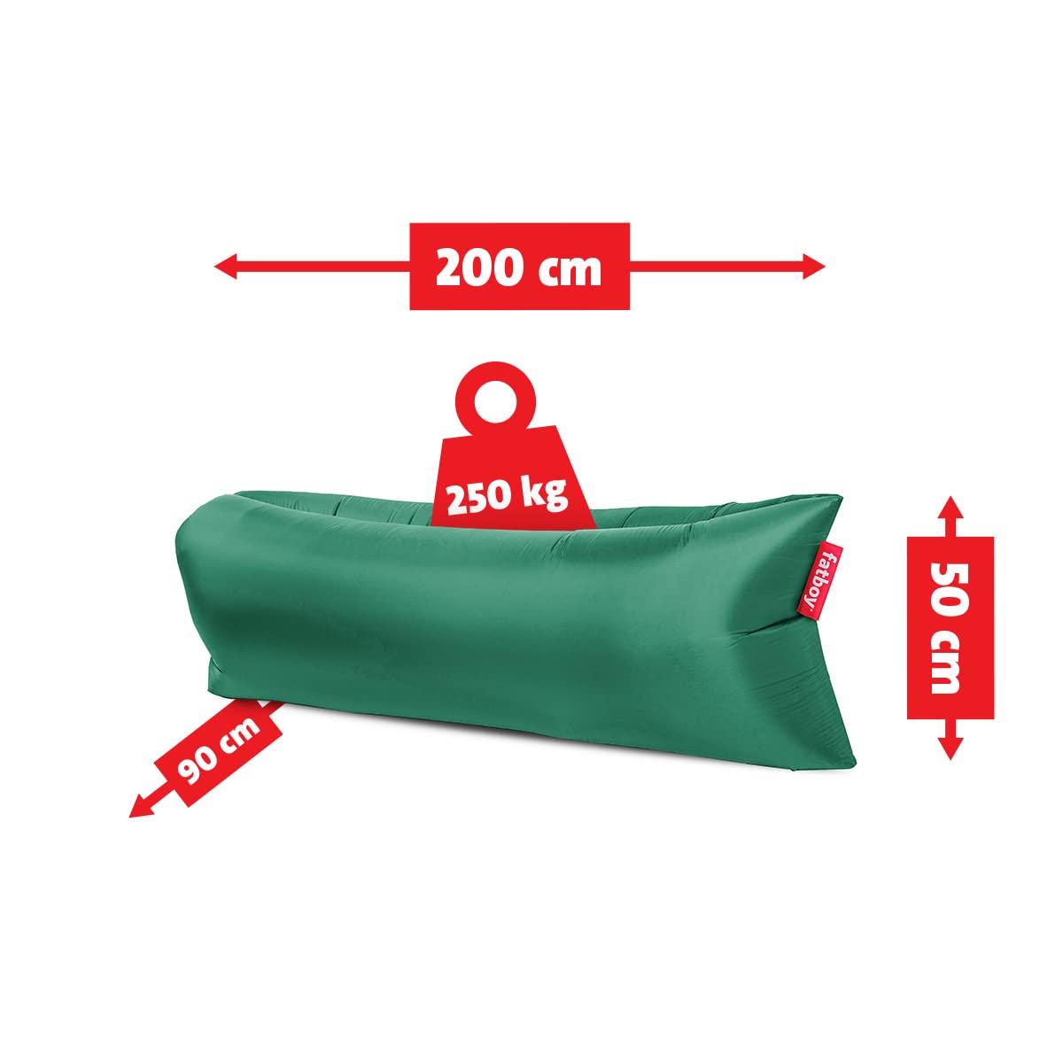 Fatboy Lamzac Original 3.0 divano gonfiabile verde giungla