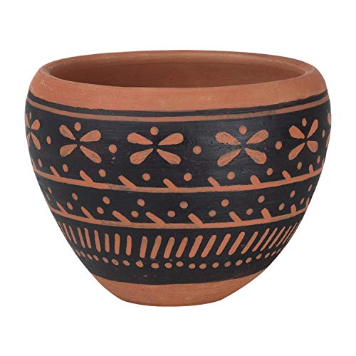 Sklum Vaza vaso in ceramica rosso argilla Ø16,5 cm