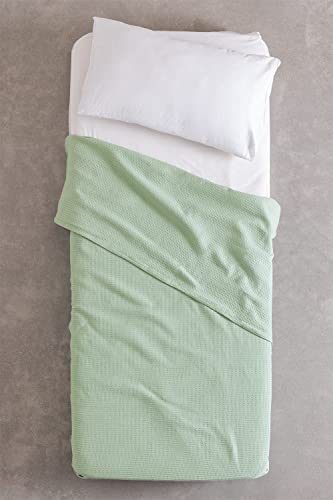 Sklum Bimba Verde Menta coperta in cotone 150x220 cm