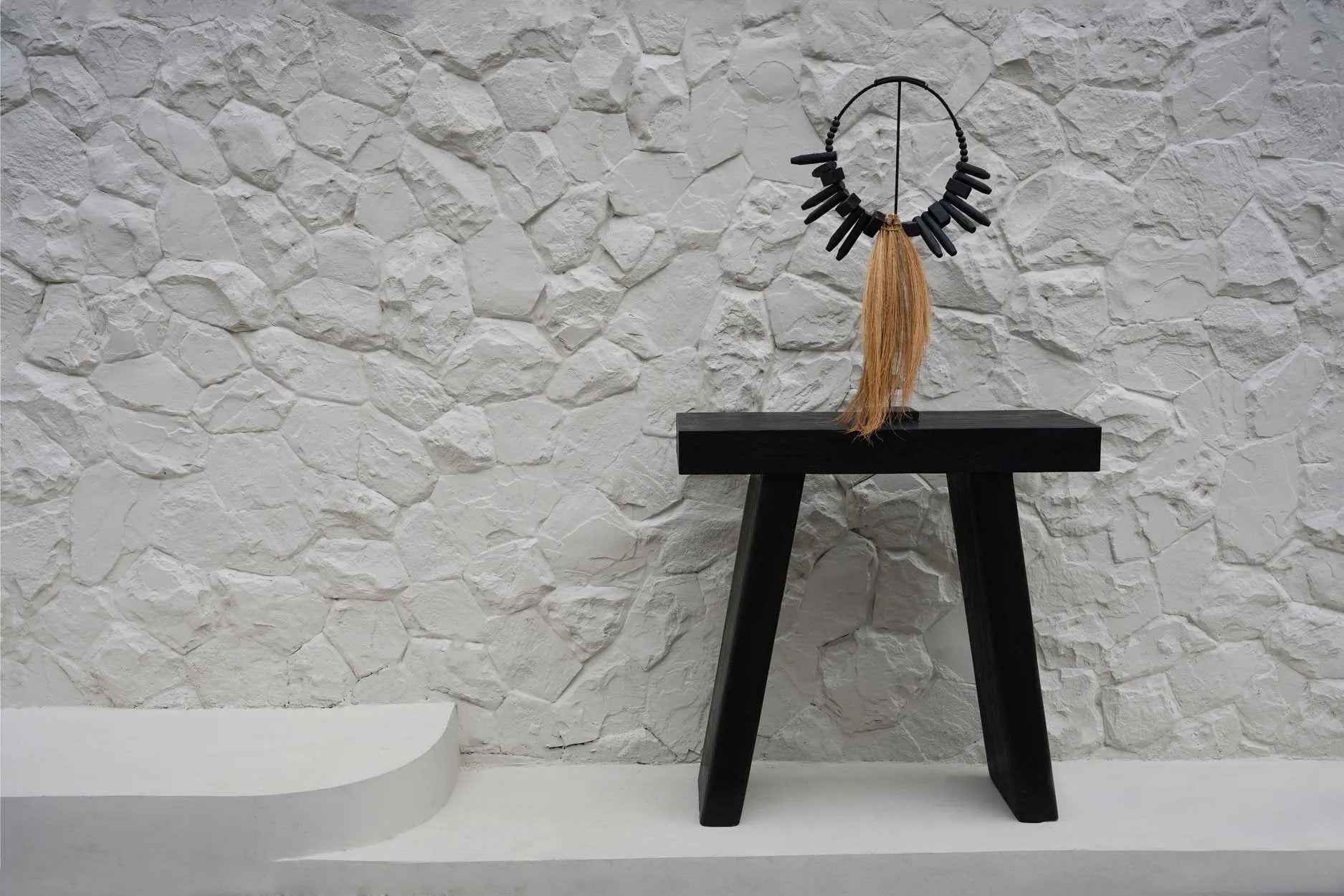 Bambua Rayung decorazione legno su stand