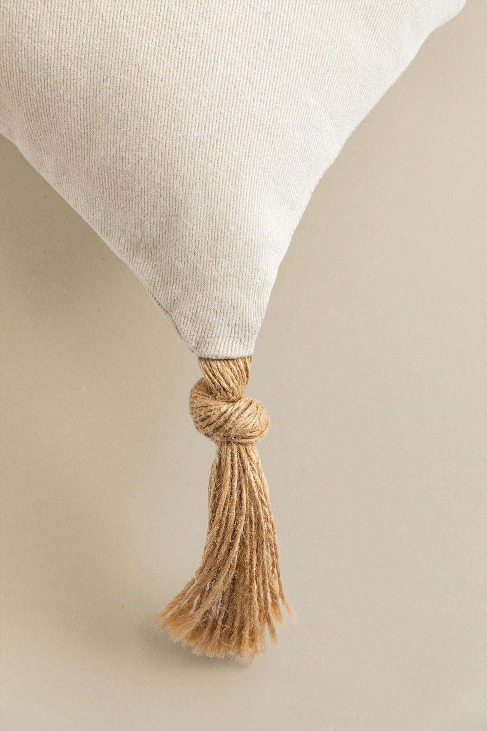 Sklum Almiz Style Cuscino Cotone 45x45 Beige Crema