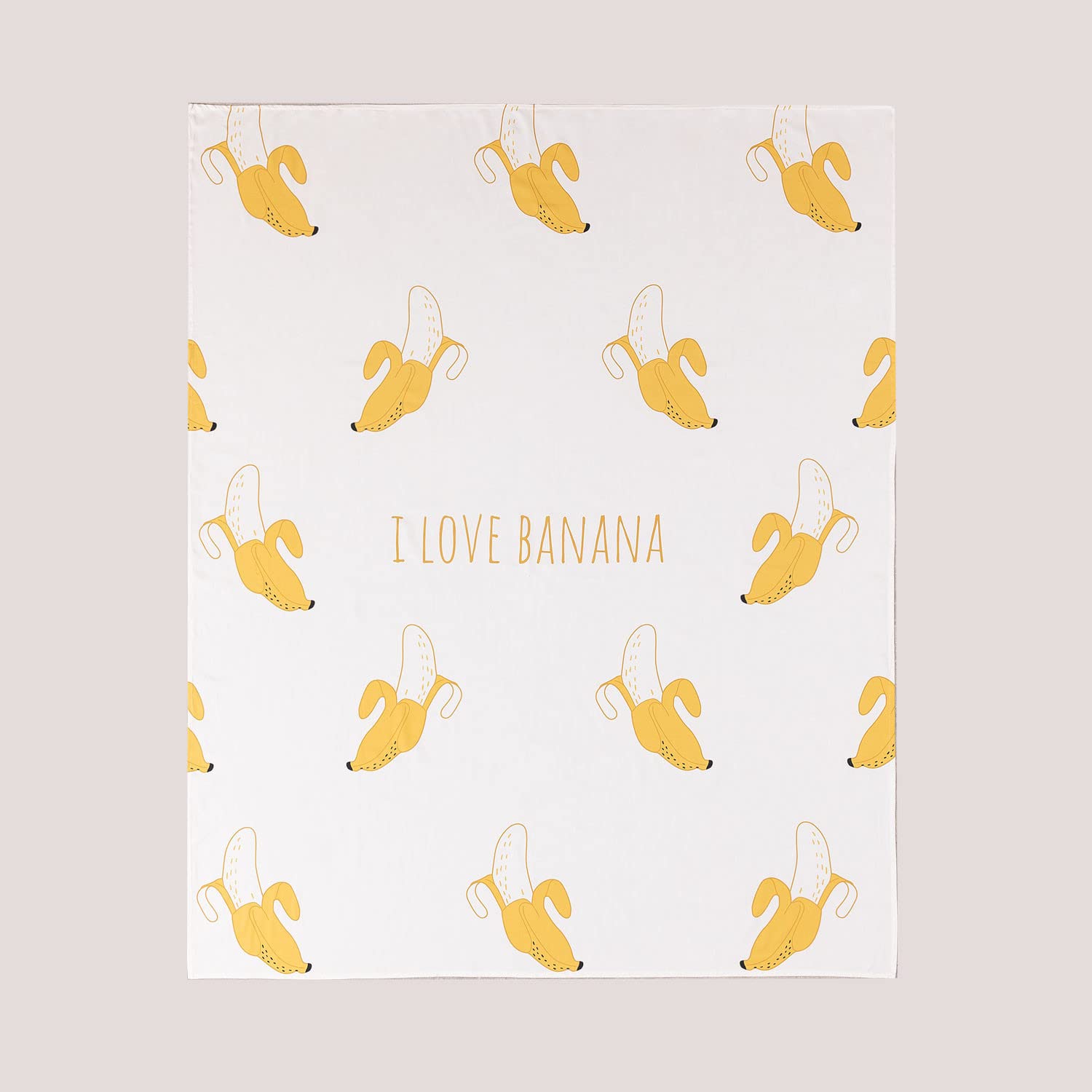 Sklum Fruitti Banana pareo telo mare cotone 170x140