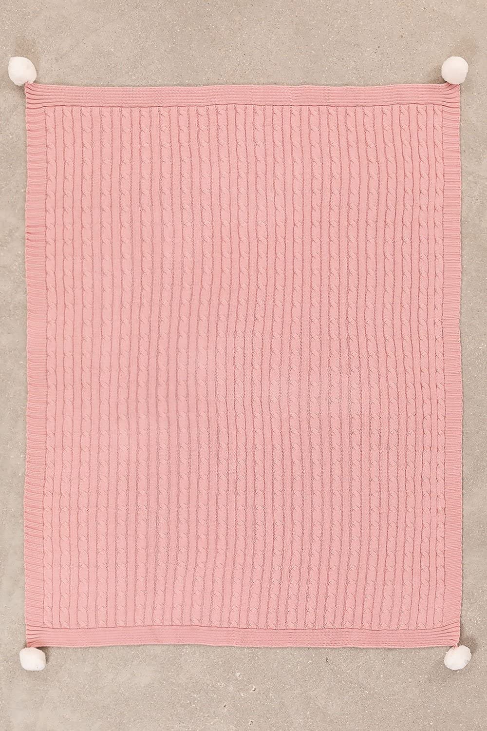 Sklum Benys Kids coperta in cotone rosa 80x100