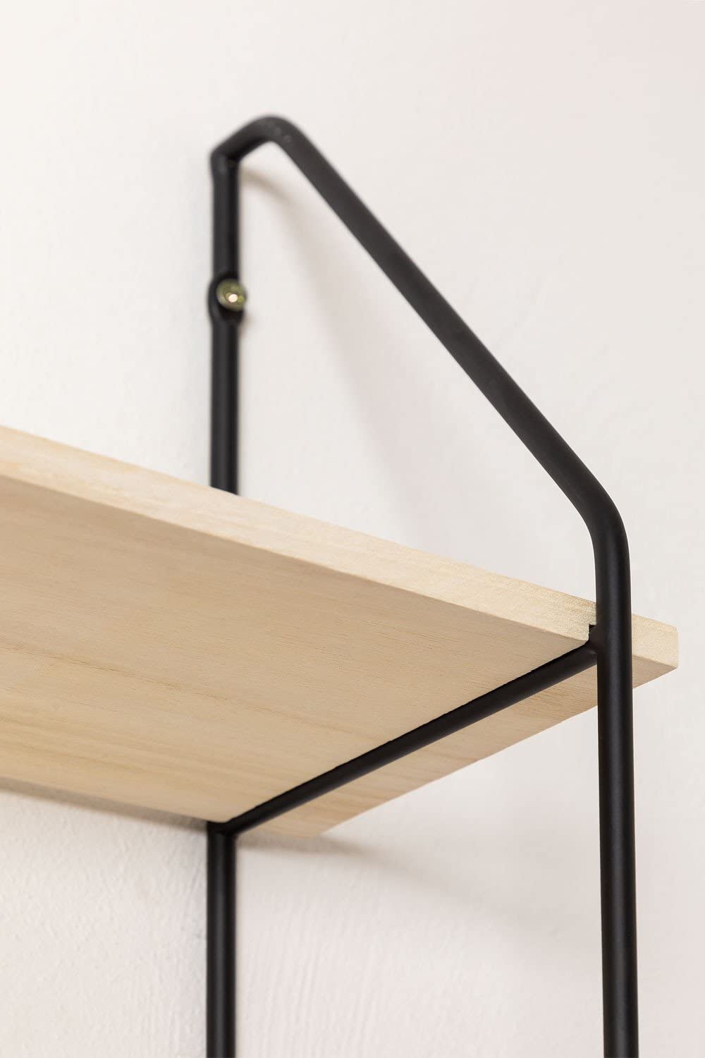 Sklum Arison Scaffale a Muro Legno e Acciaio 175 cm