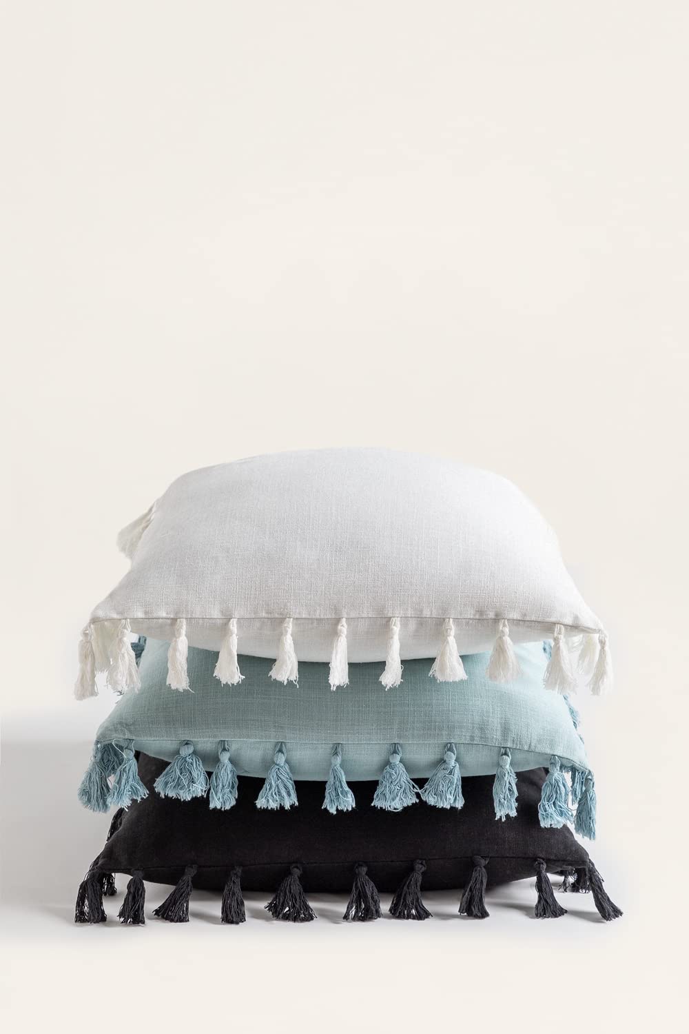 Sklum Laurent Cuscino Quadrato Cotone 45x45 Bianco