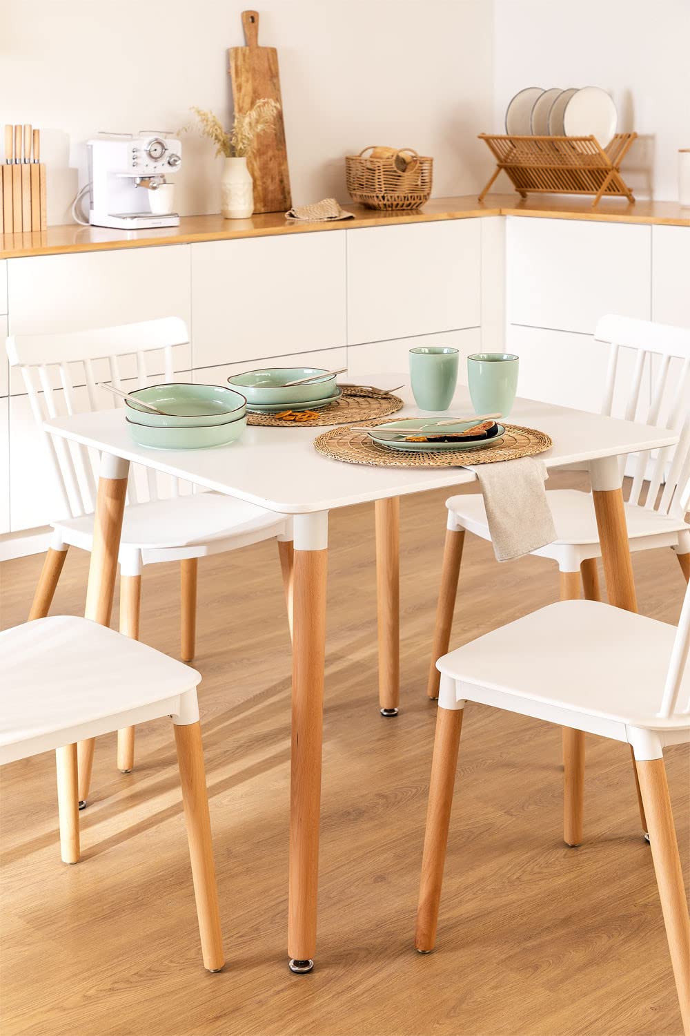 Sklum Royal tavolo quadrato 80x80 cm legno