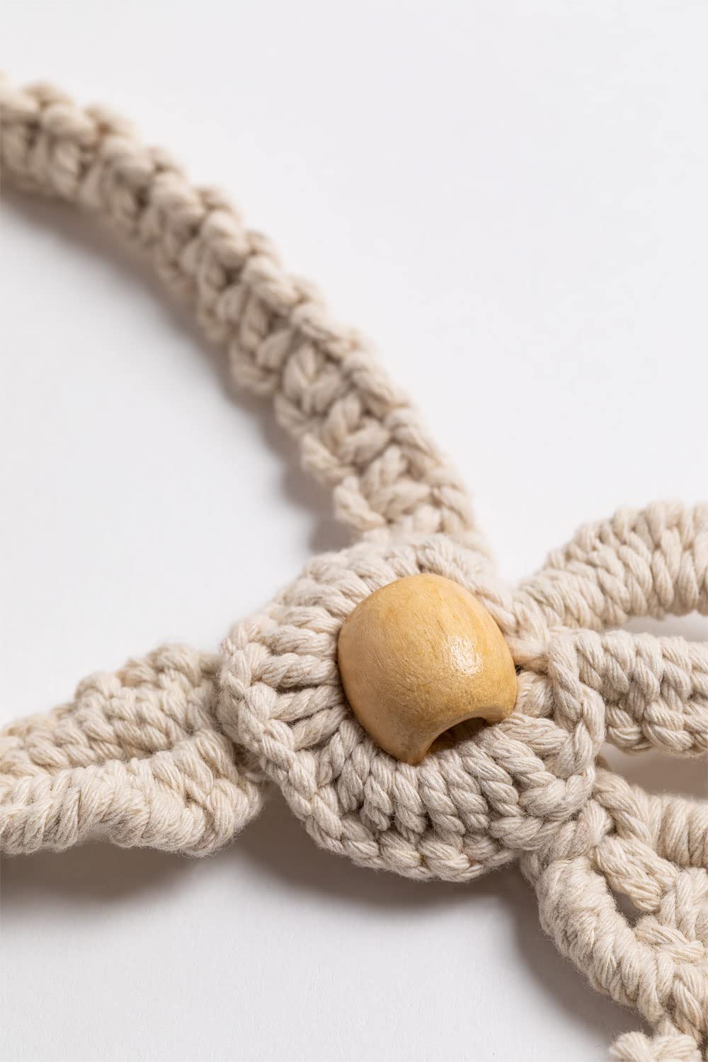 Sklum Darya fermatende in cotone beige crema set 2