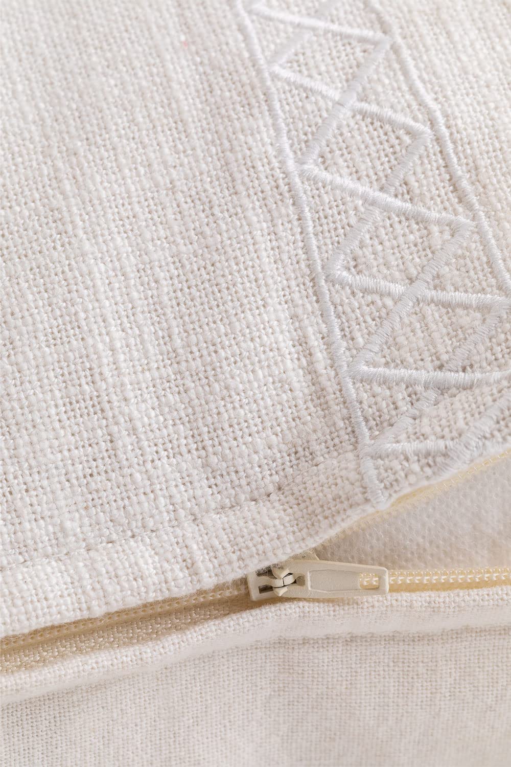Sklum Goias Gardenia cuscino quadrato cotone 45x45 bianco