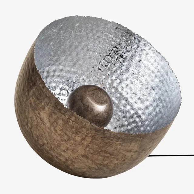 Sklum Bolh lampada da terra cromata acciaio