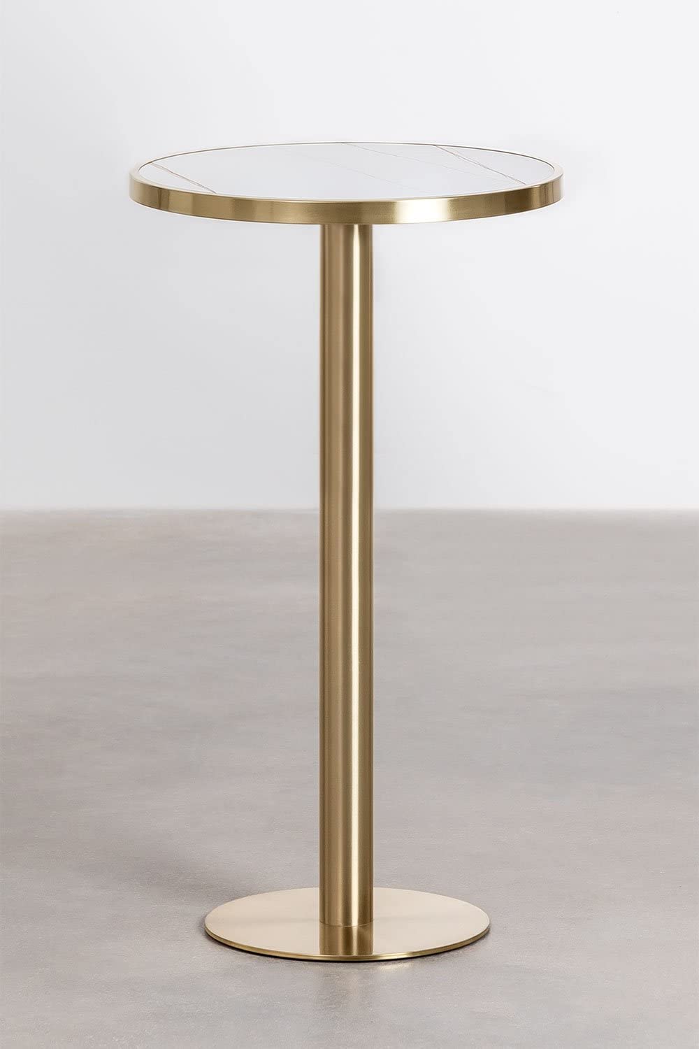 Sklum Manhattan Tavolo Bar Alto Gres Ø60 cm