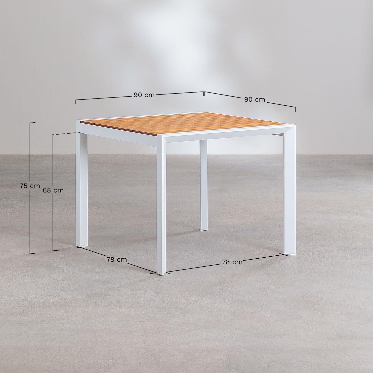 Sklum Archer Classic Tavolo Giardino Allungabile Bianco