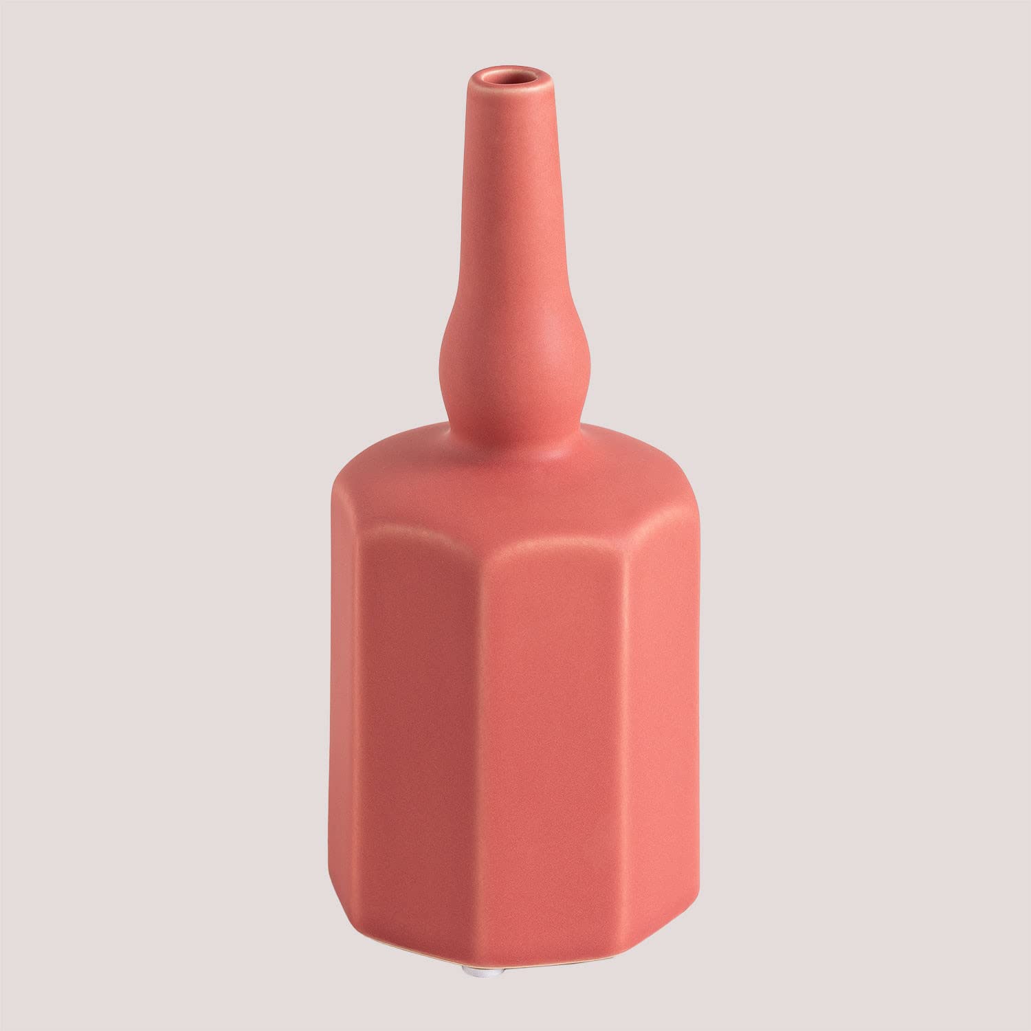 Sklum Weasley vaso ceramica corallo 22 cm